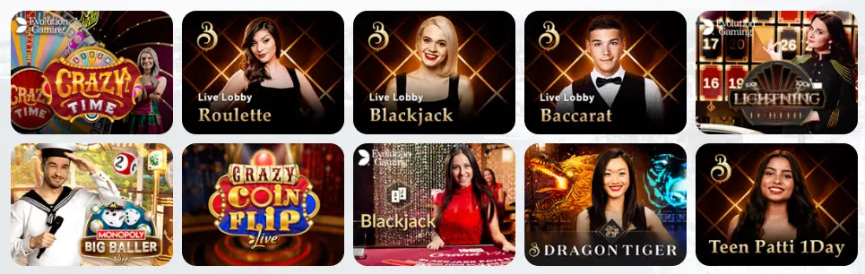 Live casino games Betwinner Casino